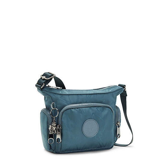 Torba Crossbody Kipling Gabbie Mini Printed Granatowe Szare | PL 2090FD